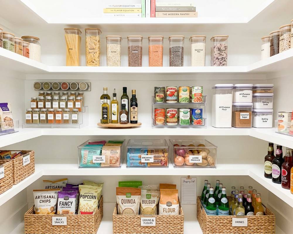 Placeholder photo of an organized pantry